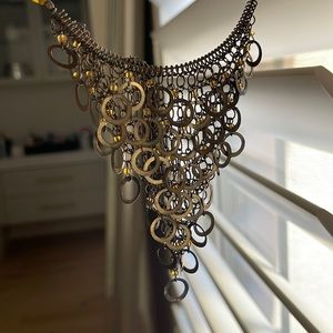 Bronze choker necklace